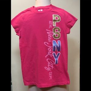 PS Aeropostale girls t-shirt Pink sz M 10